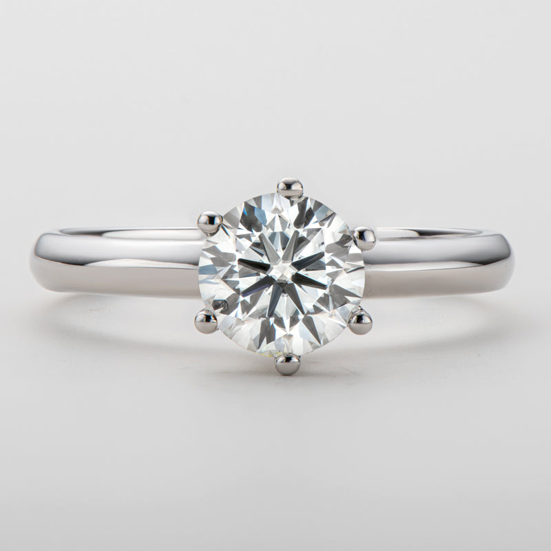 925 Sterling Silver Classic Round Cut CZ Fashion Solitaire Ring 3