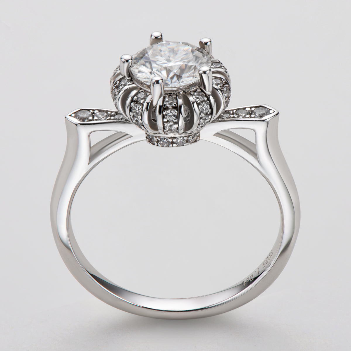 925 Silver Sterling Classic Round Cut CZ Ring 7