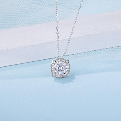 925 Sterling Silver Classic Brilliant Round CZ Pendant Necklace 3