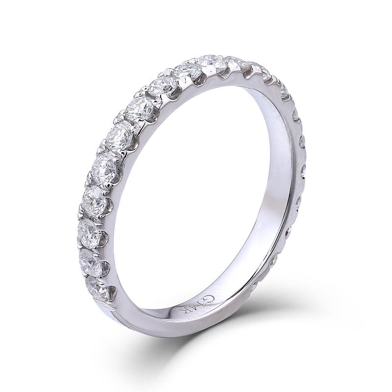 925 Sterling Silver CZ Round Cut Bridal Ring 3