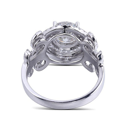 925 Sterling Silver CZ Unique Ring for women 2