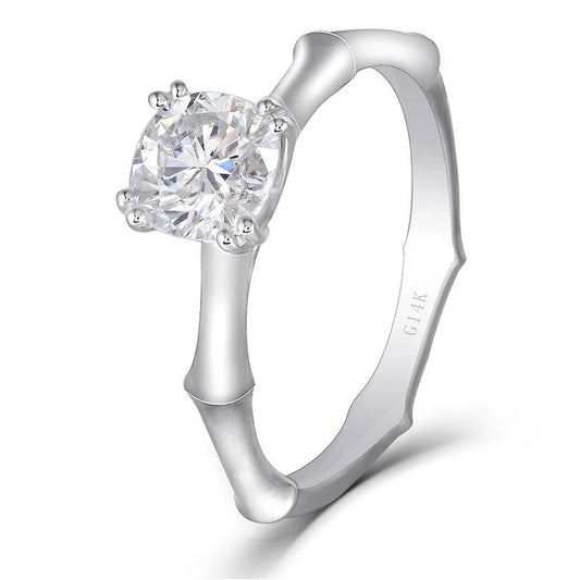 925 Sterling Silver Cushion Cut CZ Solitaire Ring for women 1