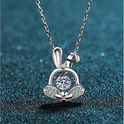 925 Sterling Silver Round Cut CZ Zodiac Dancing Pendant Necklace 5