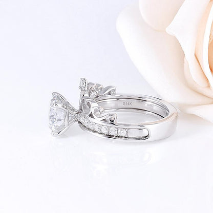 925 Sterling Silver Round Cut CZ Ring 2