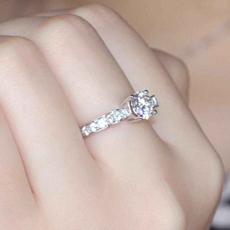 925 Sterling Silver Round  Cut CZ Classic bow-knot Ring 4