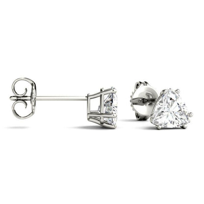 925 Sterling Sliver Trillion Stud Earrings 5