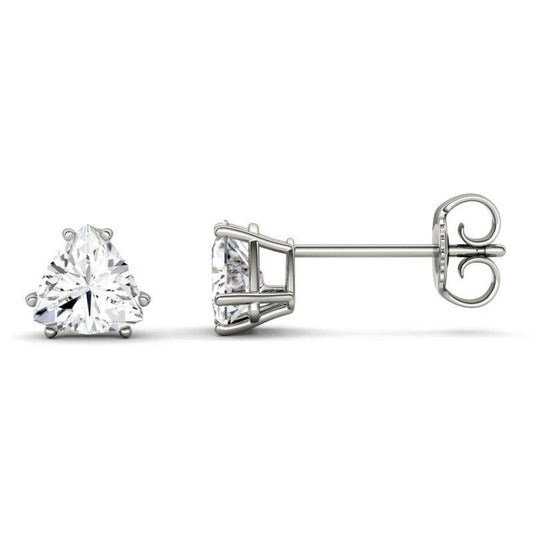 925 Sterling Sliver Trillion Stud Earrings 1