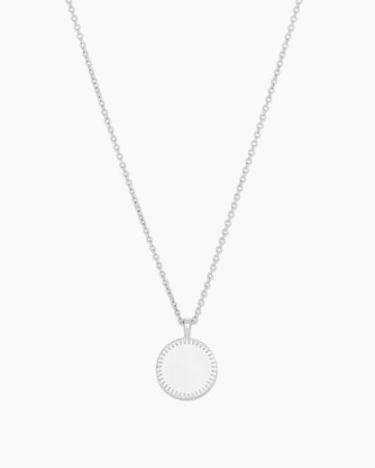 925 Sterling Silver Bespoke Coin Necklace (silver) 1