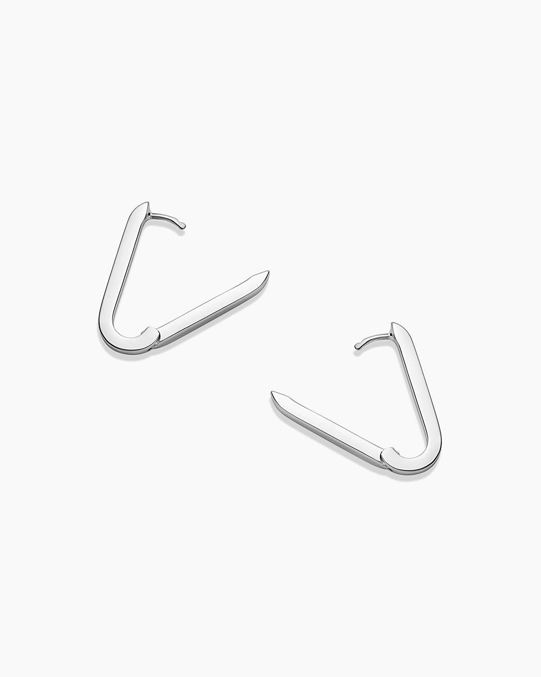 925 Sterling Silver Parker Huggies Earrings 7