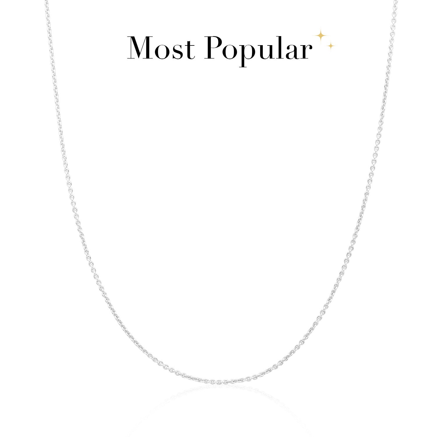 Sterling Silver Stories Fine Chain Necklace: Classic Elegance 2