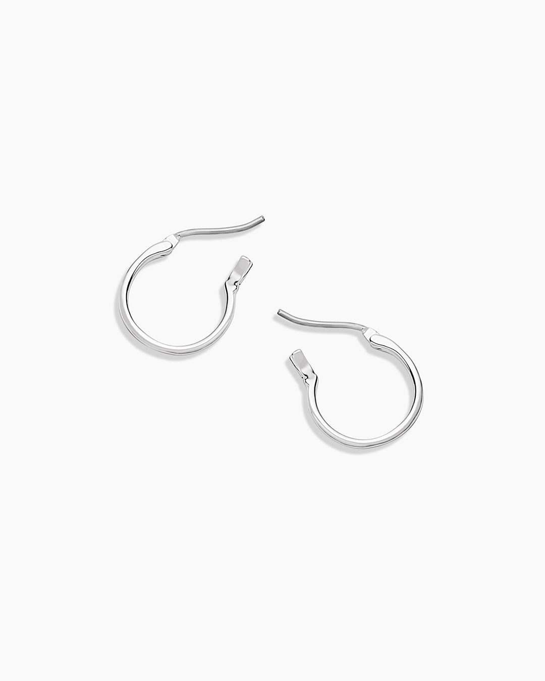 925 Sterling Silver Taner Mini Huggies Earrings 8