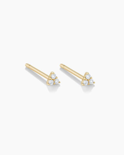 925 Sterling Silver Diamond Jolie Studs Earrings 4