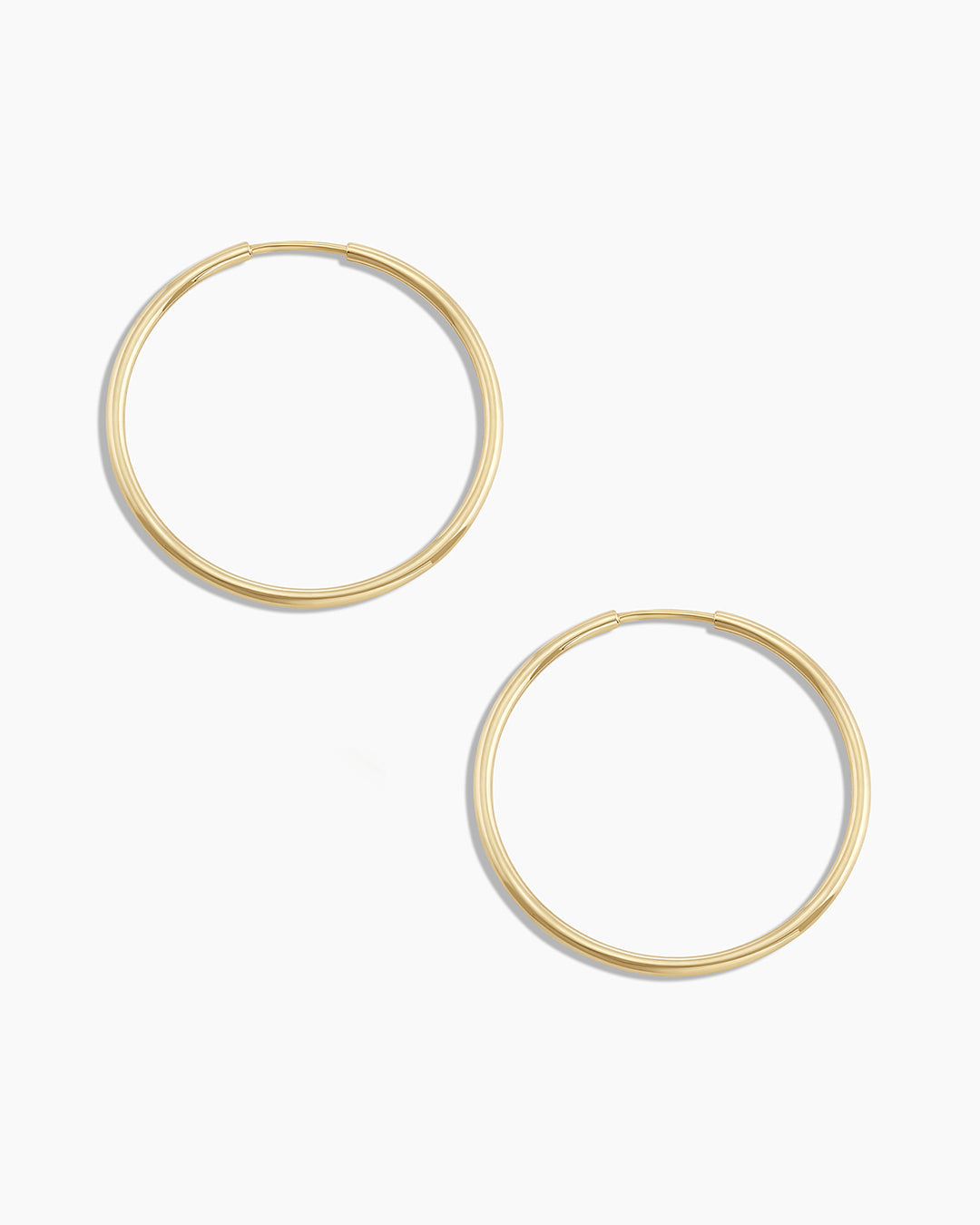 925 Sterling Silver Classic Hoops 7