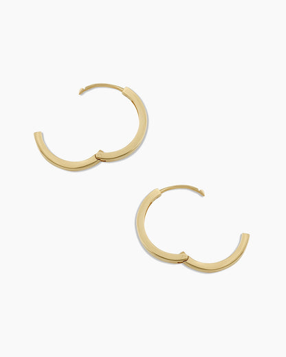 925 Sterling Silver Rose Hoops 4