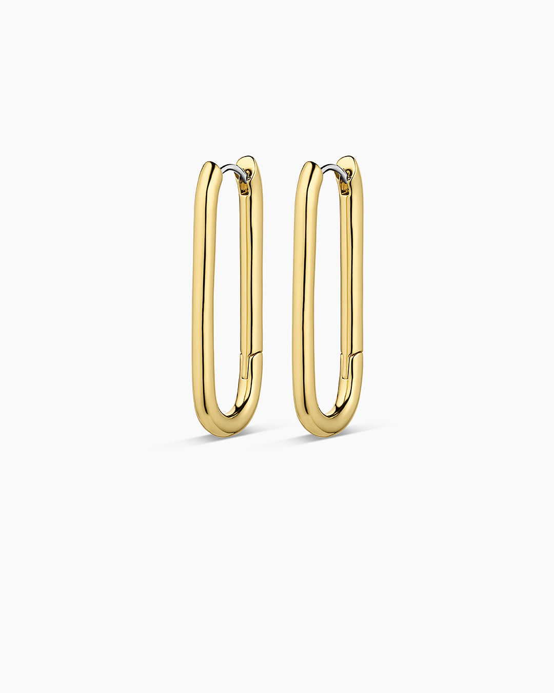 925 Sterling Silver Zoey Link Hoops Earrings 1