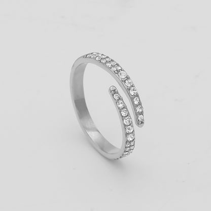 925 Sterling Silver Anika Band Ring 8