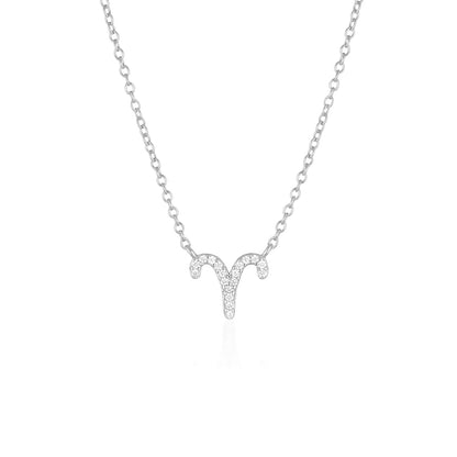 925 Sterling Silver Aries Charm Necklace 4