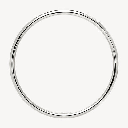 64mm Simplicity Bangle Silver Braceletes 9