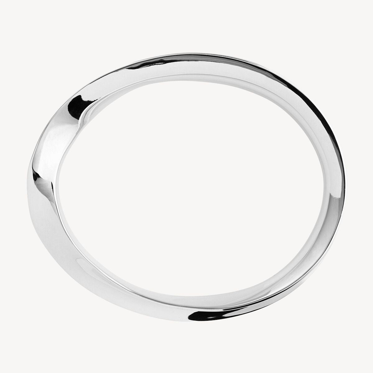 70mm Lagoon Silver Bangle 4