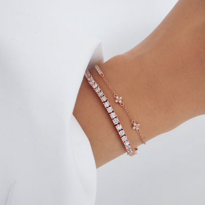 925 Sterling Silver Billie Bracelet Rose 3