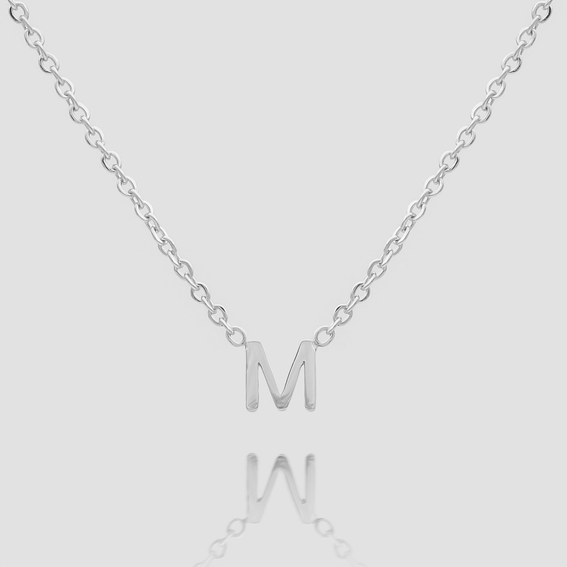 925 Sterling Silver Maia Mini Initial Necklace 8