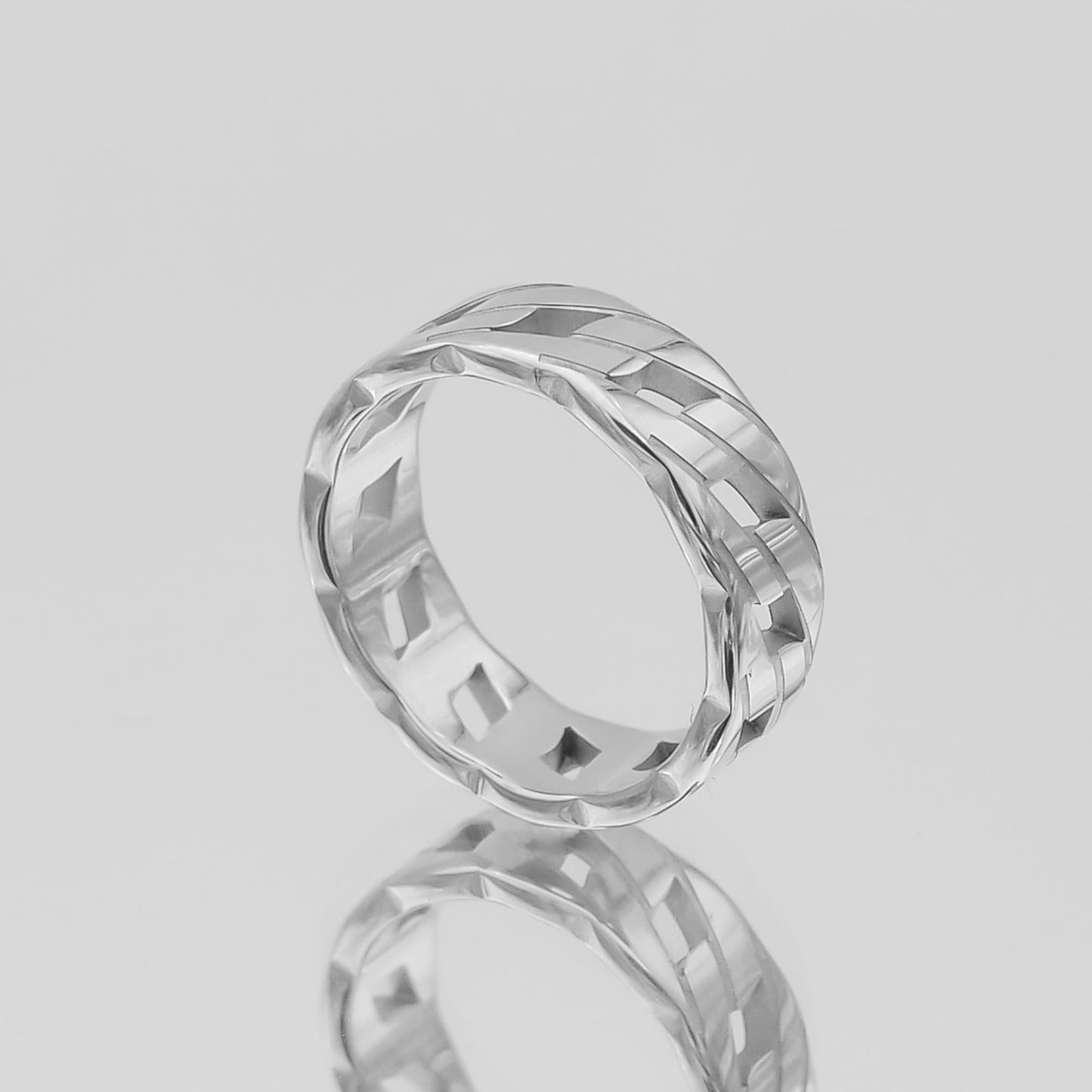 925 Sterling Silver Cuban Ring 5