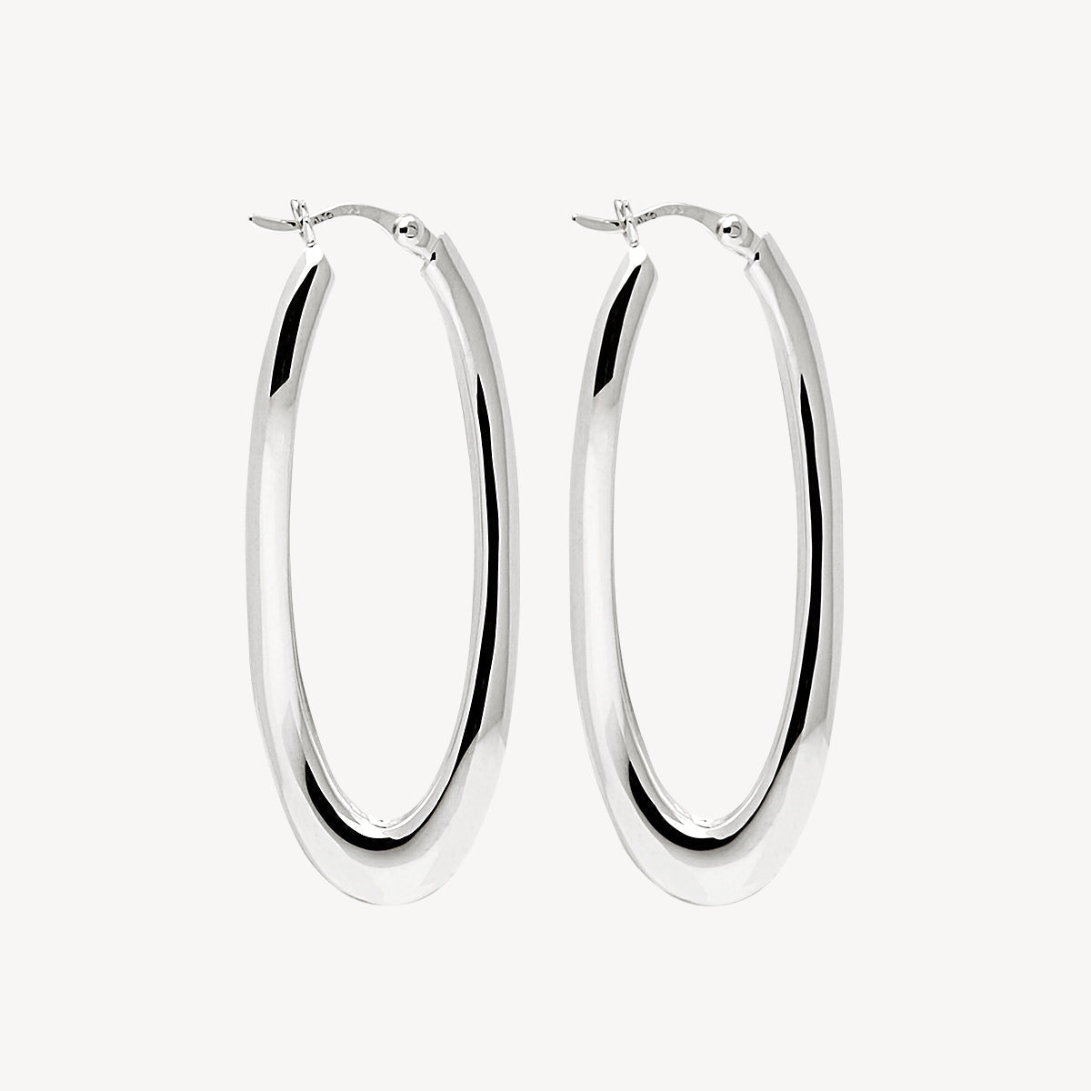 Basta Hoop Silver Twisted Earring 5