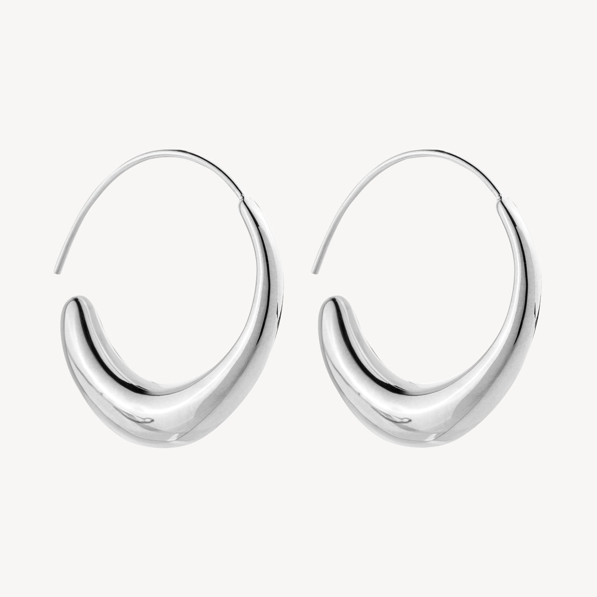 Flow Silver Earring 1