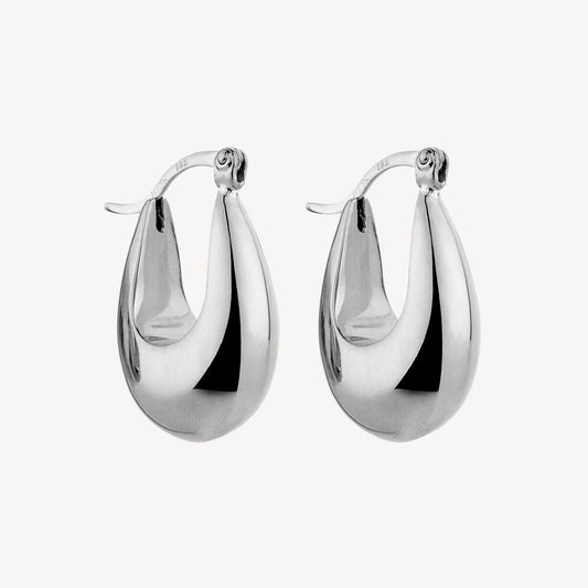 Cloudland Hoop Silver Earring 1