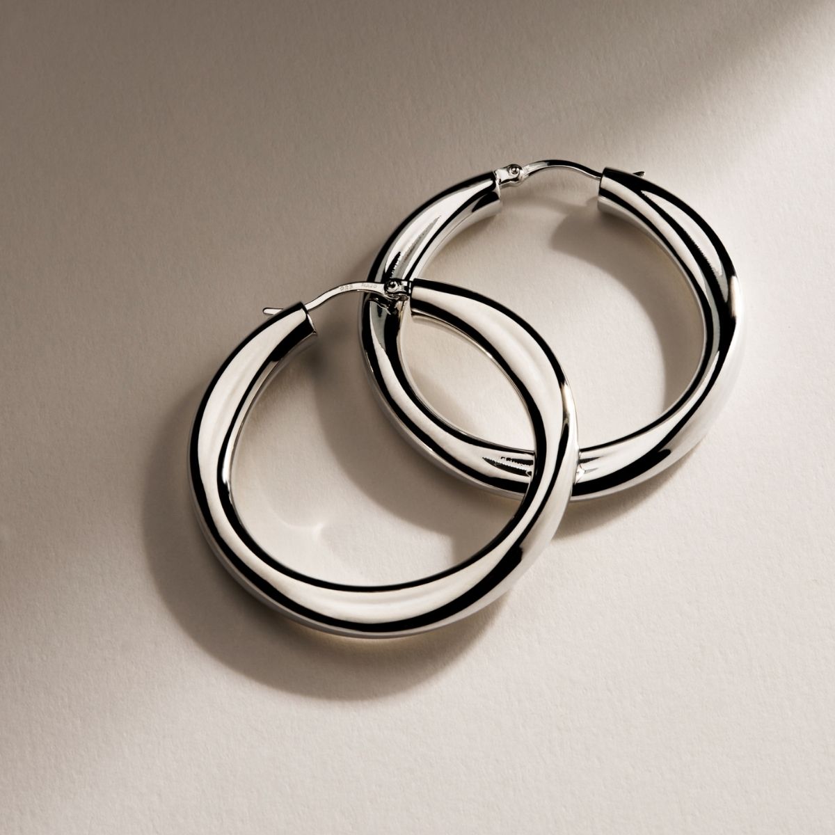 Dune Hoop Silver Earring 9