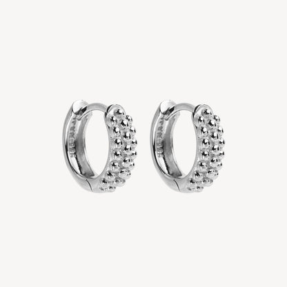 Sterling Silver Oval Shape Earring 1