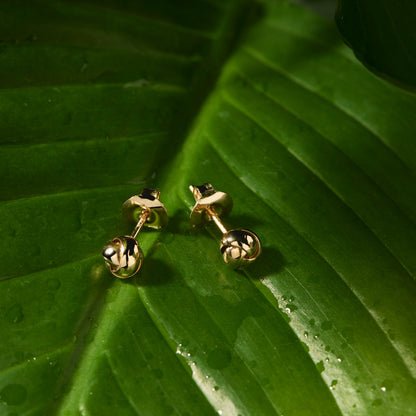 Floret Stud Silver Earrings 6