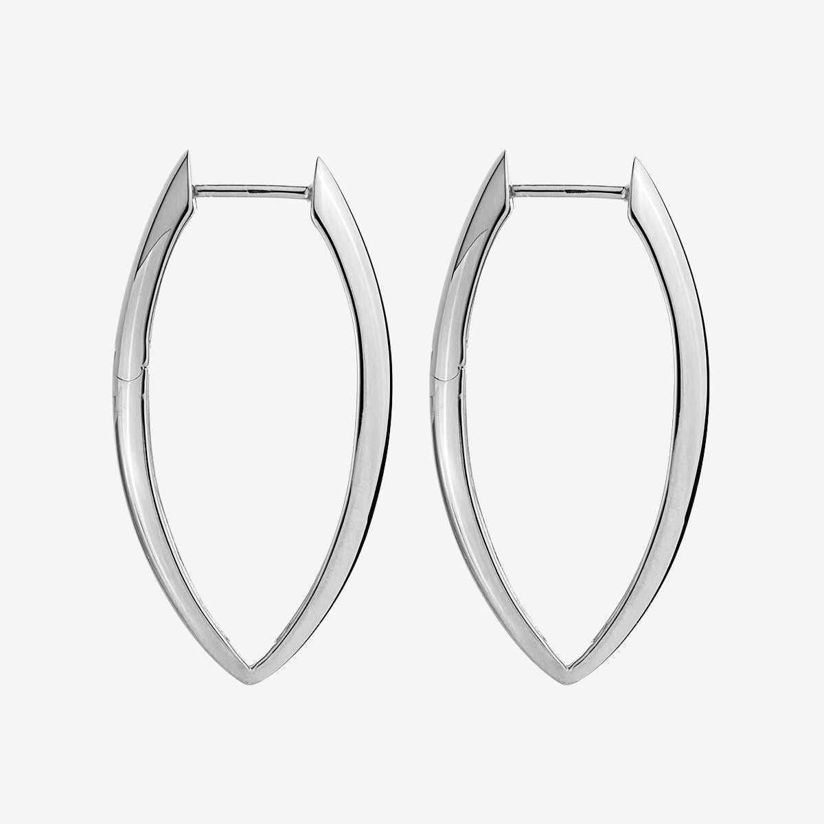 5mm Topiary Hoop Silver Earrings 5