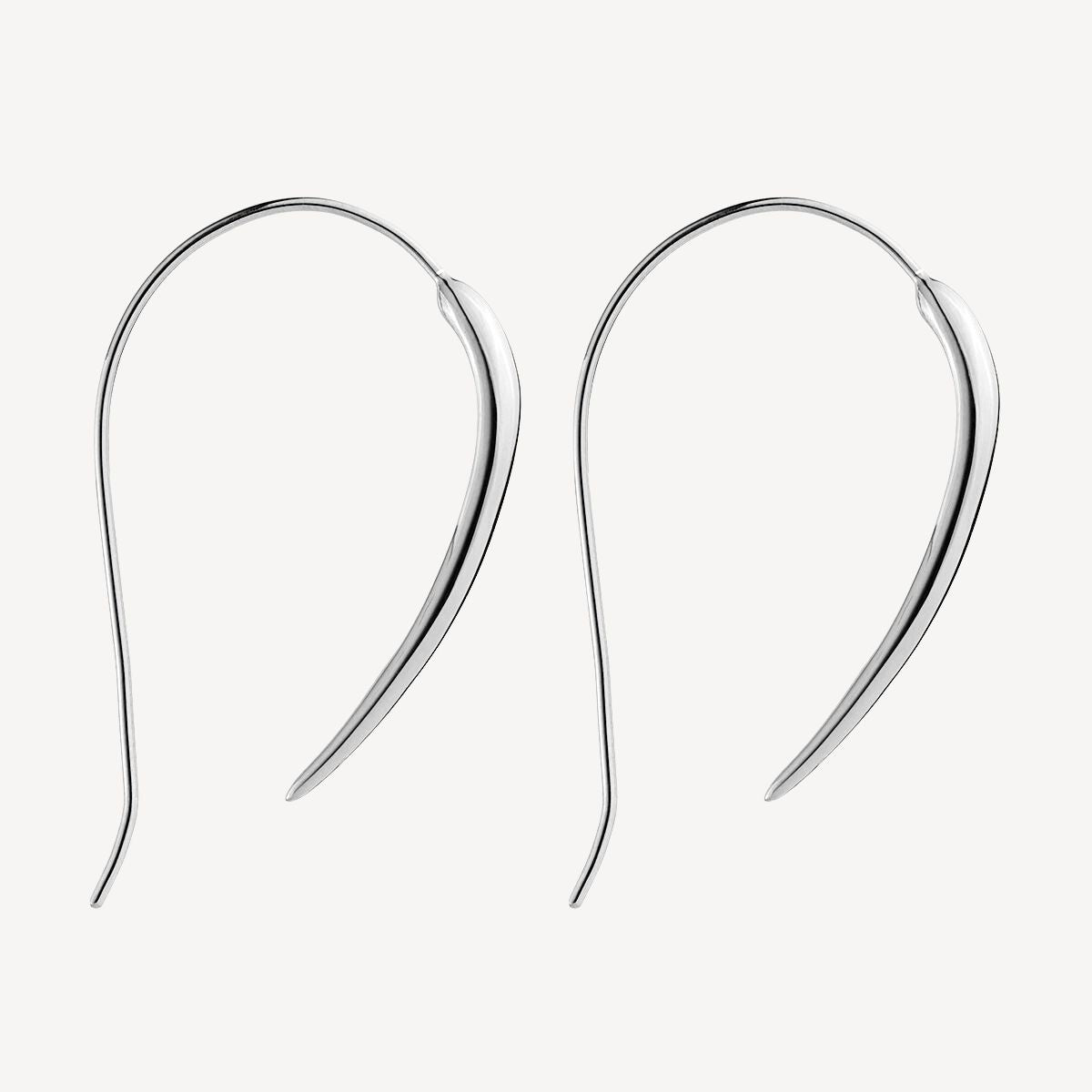 Chichilli Chili Shape Silver Earrings 4