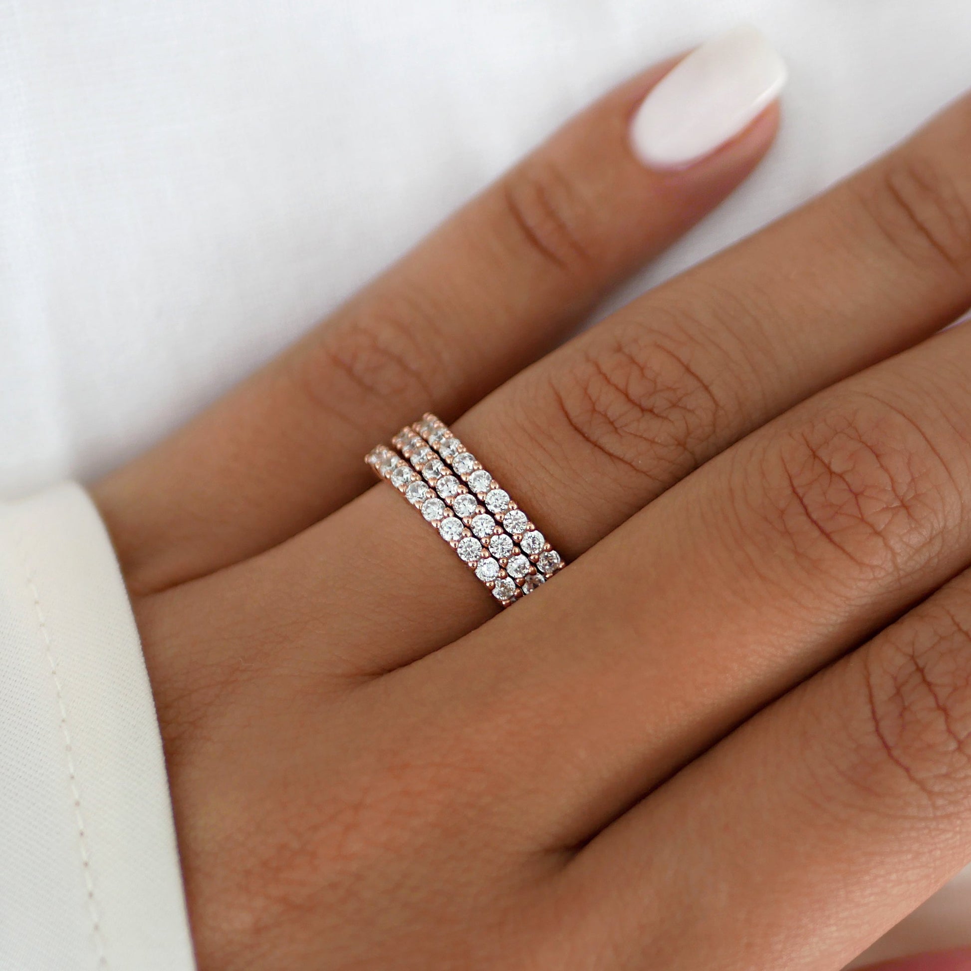 925 Sterling Silver Elle Ring Set 2