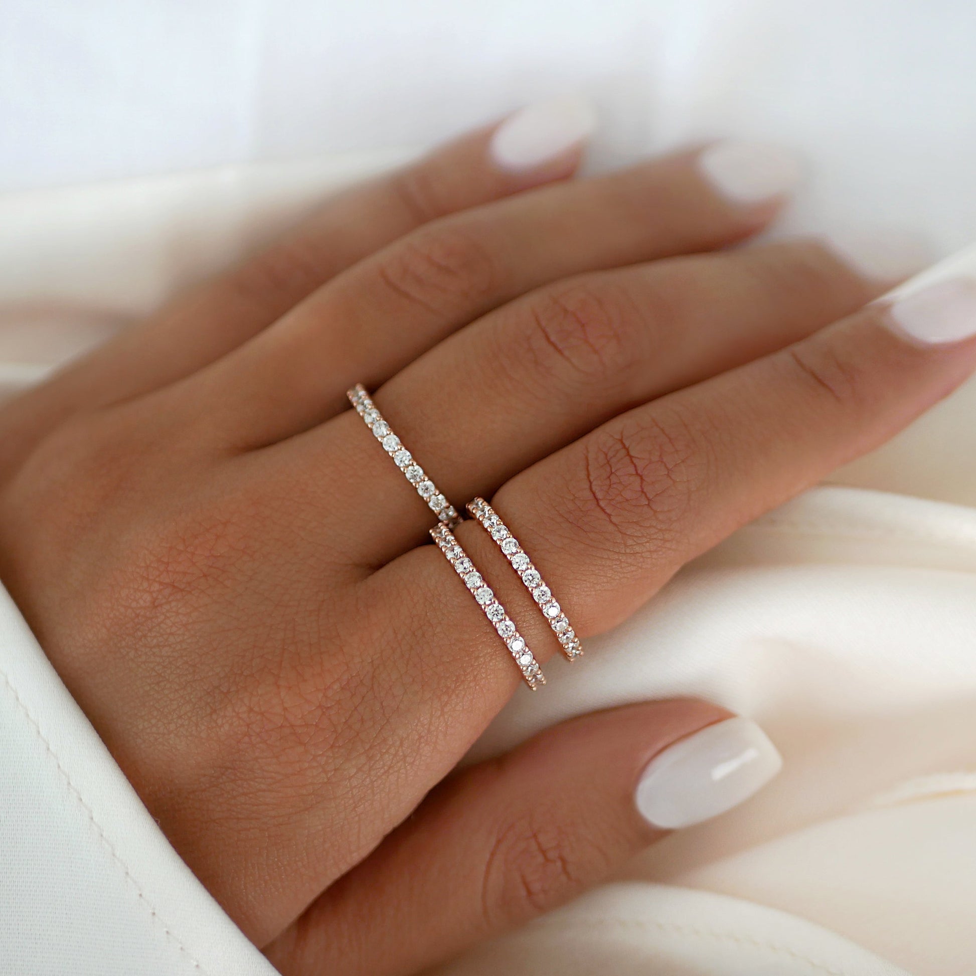 925 Sterling Silver Elle Ring Set 3