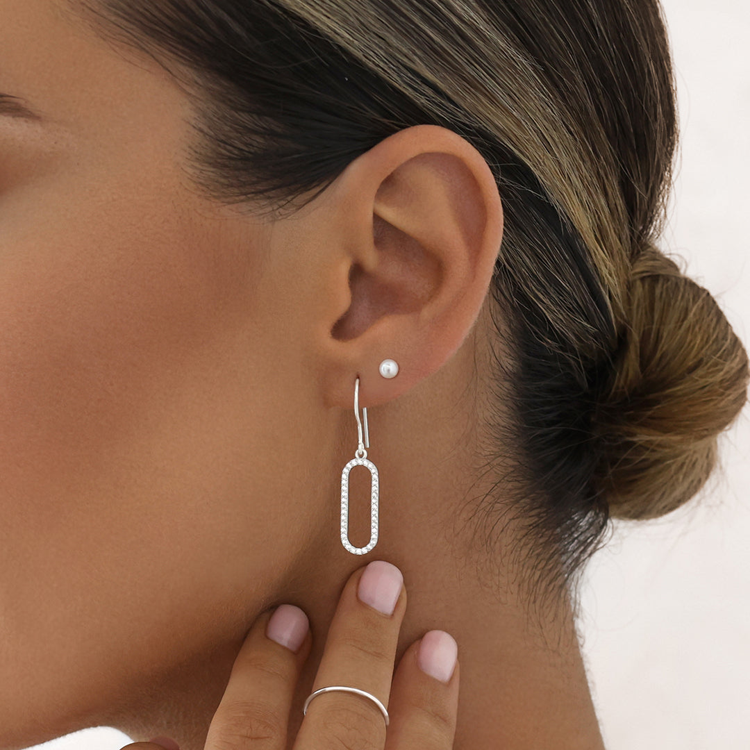 925 Sterling Silver Elyse Drop Earrings 2