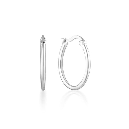 925 Sterling Silver Erin Hoops 1