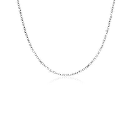 Sterling Silver Layering Fine Chain Necklace 3