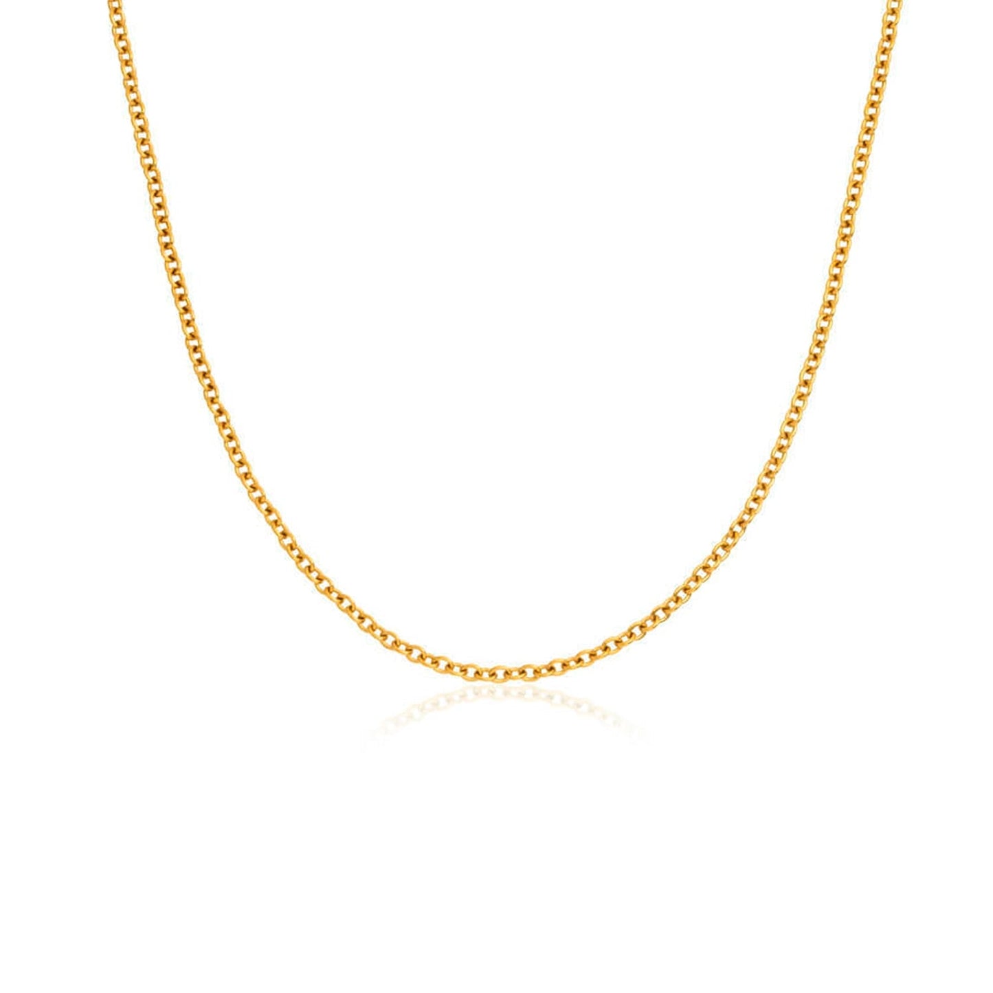 Sleek Sterling Silver Fine Chain Necklace: Effortless Elegance 6