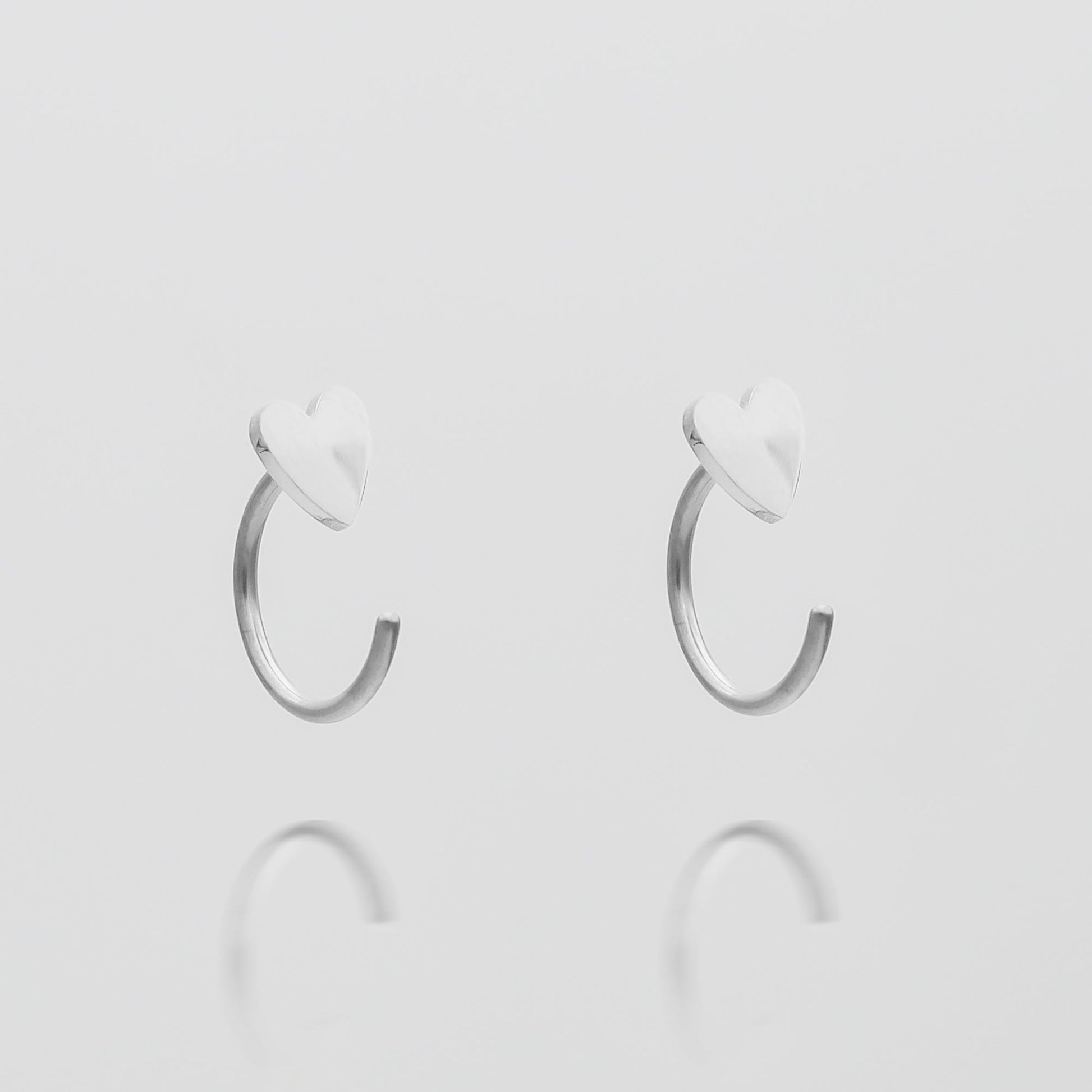 925 Sterling Silver Harper Half Hoop Earrings 4