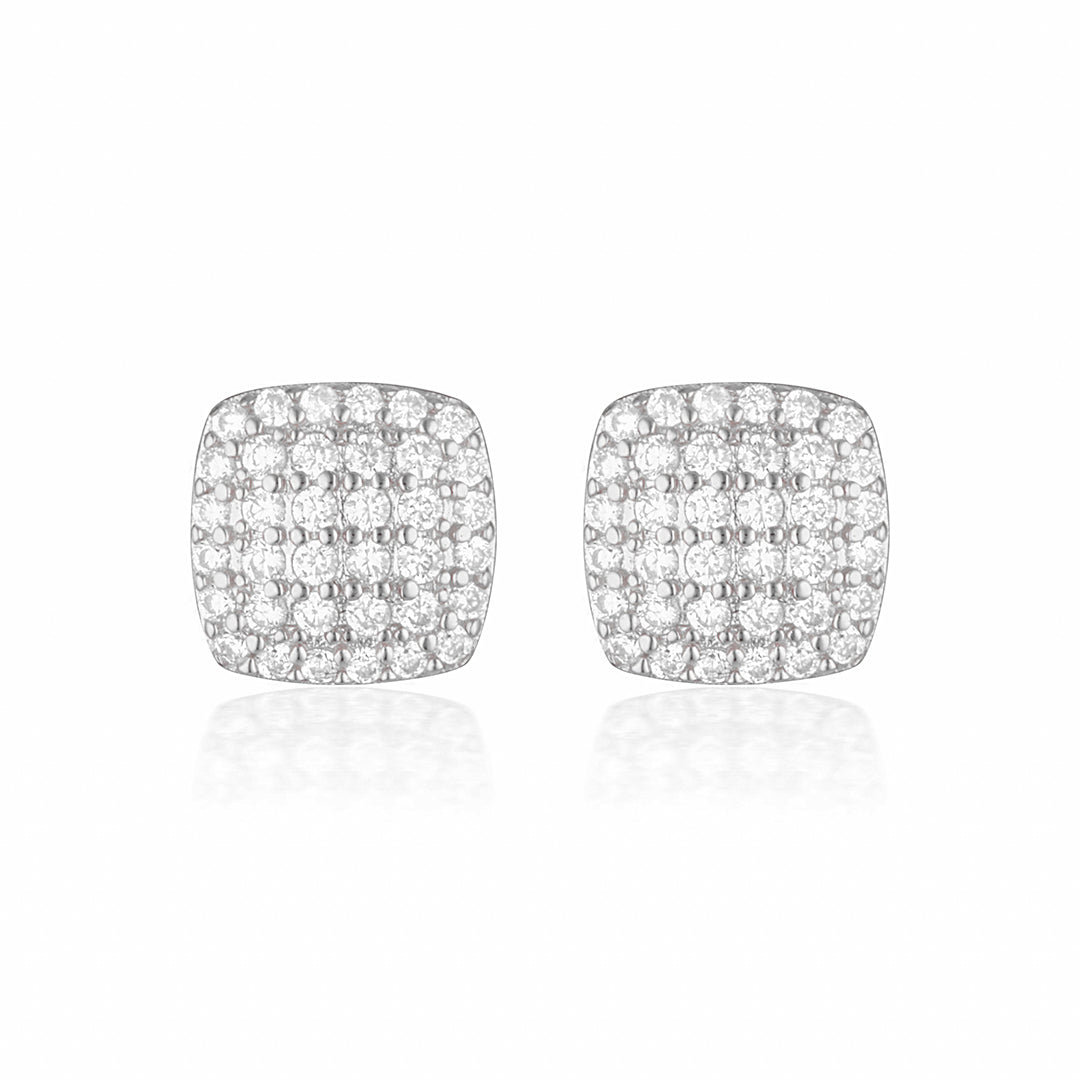 925 Sterling Silver Hudson Cubic Zirconia Earrings 1