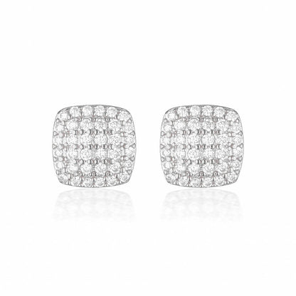 925 Sterling Silver Hudson Cubic Zirconia Earrings 1