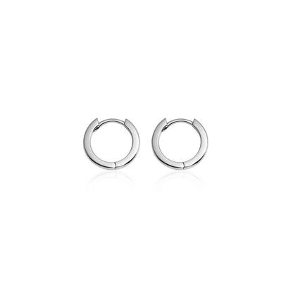 Sterling Silver Huggie Hoop Earrings 1