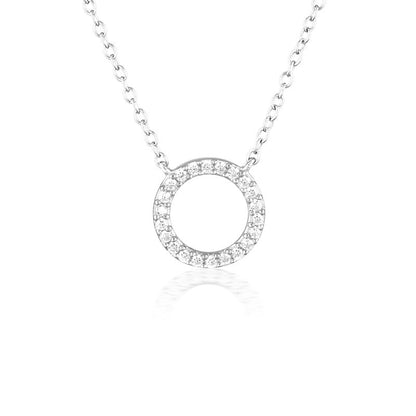 925 Sterling Silver Harper Cubic Zirconia  Necklace 1