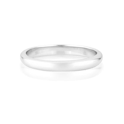 925 Sterling Silver Eva Ring Silver Classic Wedding Band 1