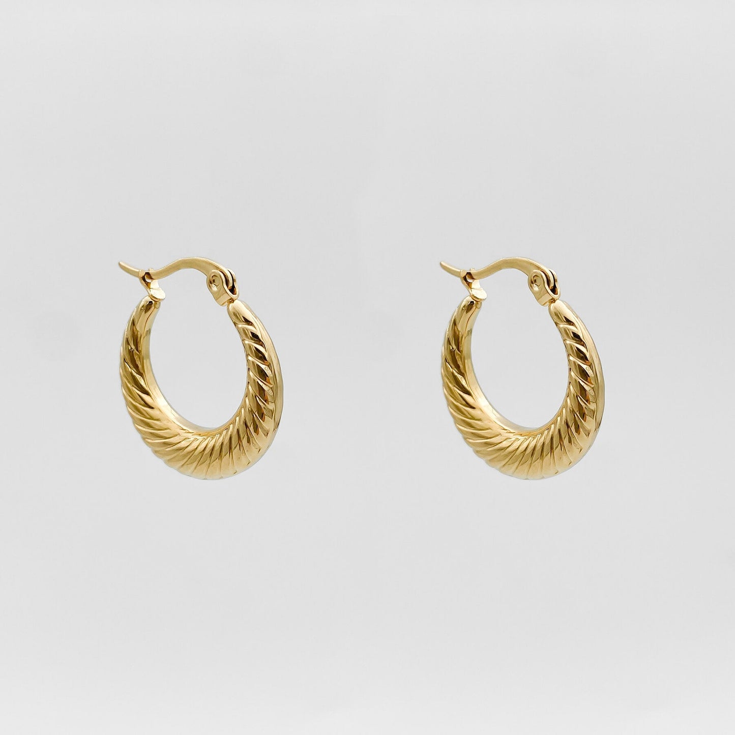 925 Sterling Silver Julia Gold Filled Hoops 5