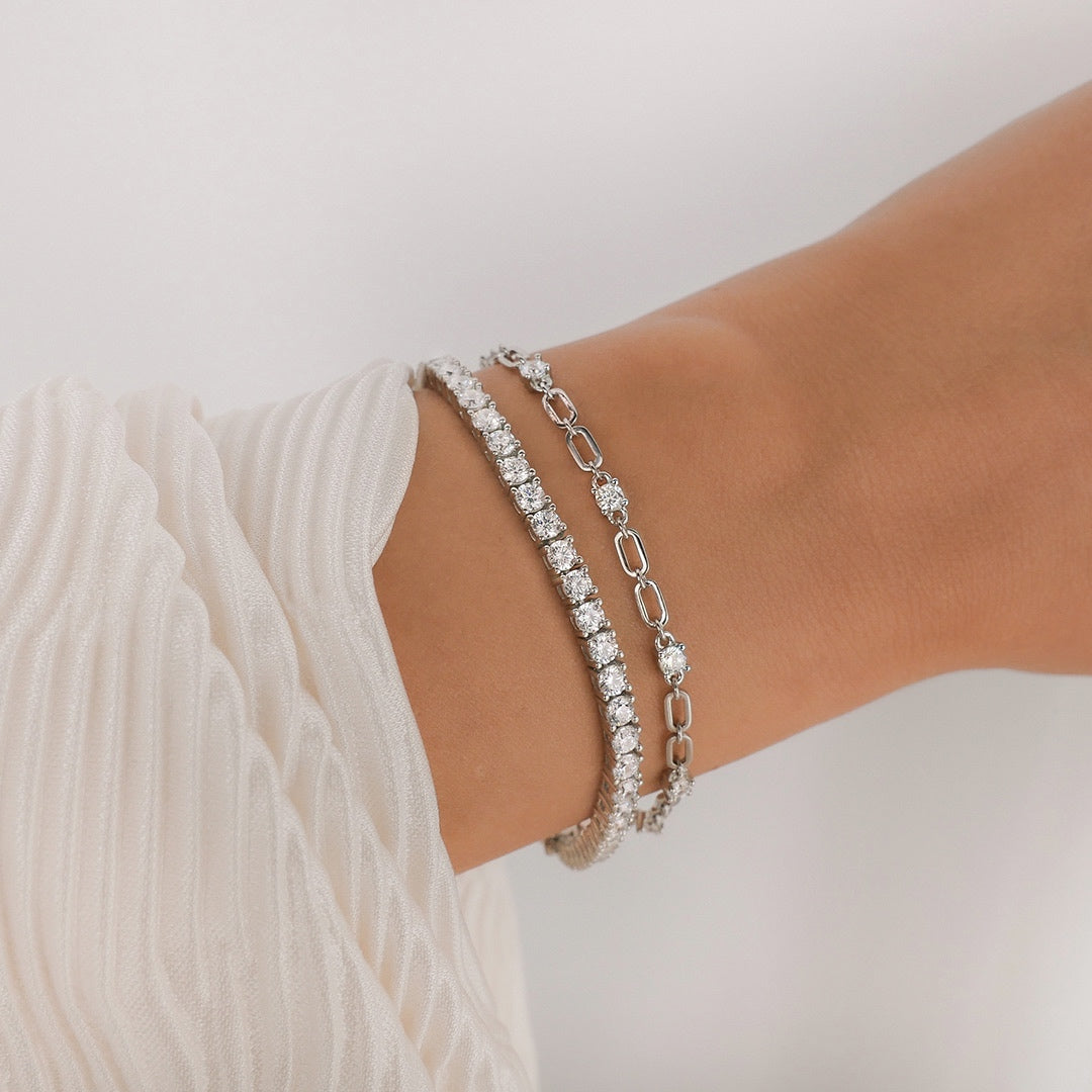 925 Sterling Silver Jacinta Bracelet Silver 4