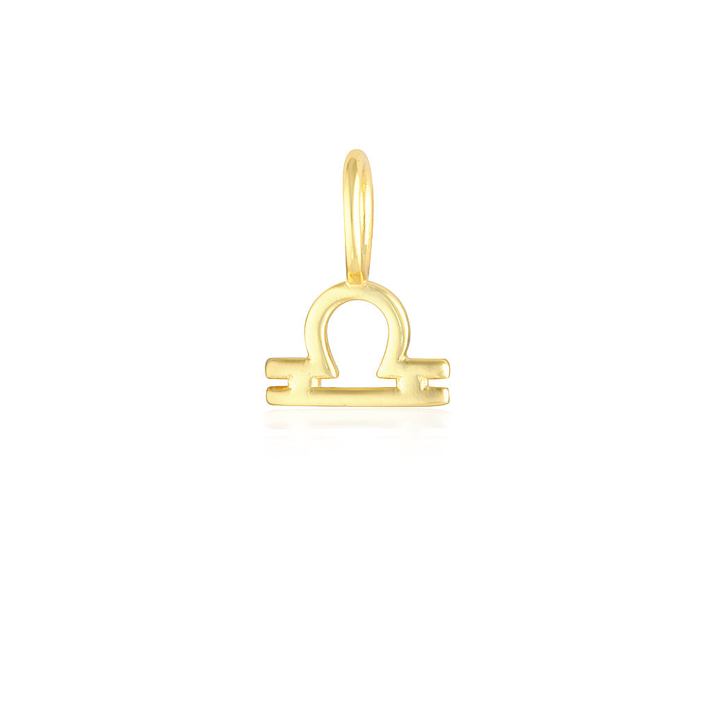 925 Sterling Silver Libra Charm 4