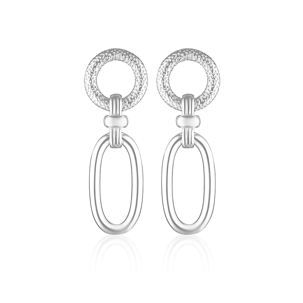 925 Sterling Silver Luca Earrings 1